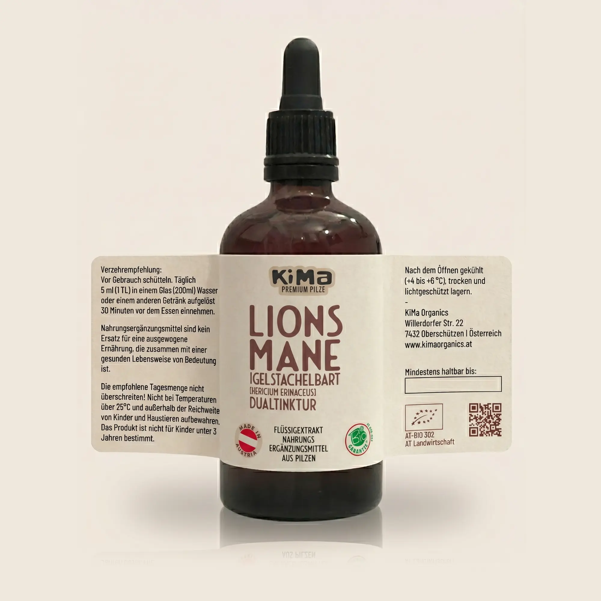 KiMa Organics Lions Mane tinktur